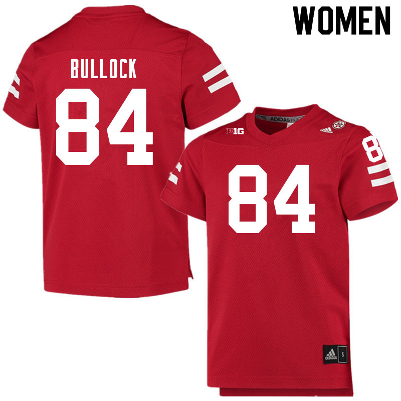 Women #84 Alex Bullock Nebraska Cornhuskers College Football Jerseys Sale-Scarlet